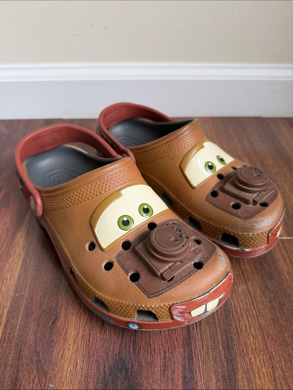 Crocs Cars Tow-Mater Slip On Clogs Kids 3